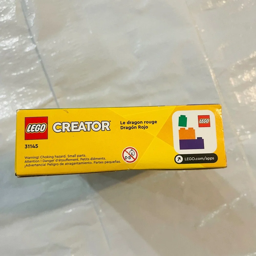 LEGO Creator 3 in 1 Red Dragon 31145 Phoenix Fish 149 Pieces 2024 Sealed